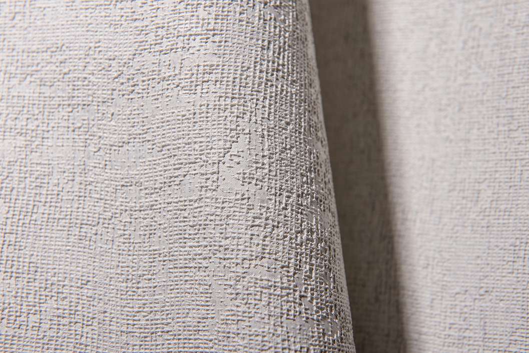 Krémfehér textil strukturált olasz vinyl tapéta