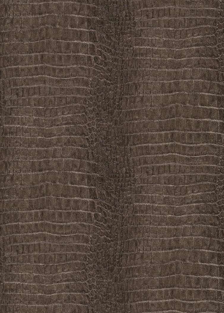 Krokodil bőr mintás tapéta bronzbarna színben