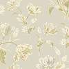 Laura Ashley dekor tapéta tulipán mintával krém és zöld színben