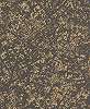 Levél erezet mintás modern tapéta fekete arany színvilágban