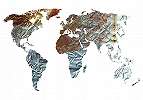 Loft hangulatú oriás világtérkép mintás fali poszter 368x254 vlies