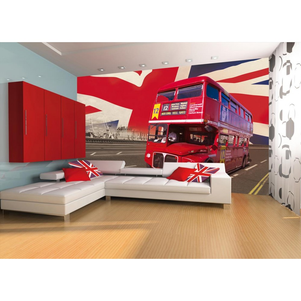 Londoni busz fali poszter