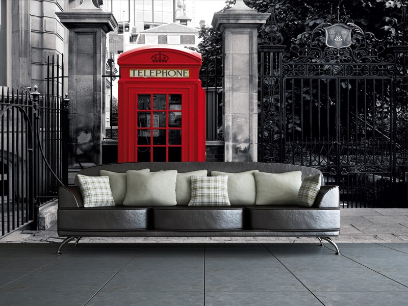 Londoni piros telefonfülke fali poszter