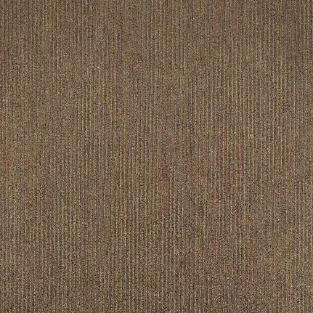 Luxus design tapéta apró vonalas csíkos mintával barna színben