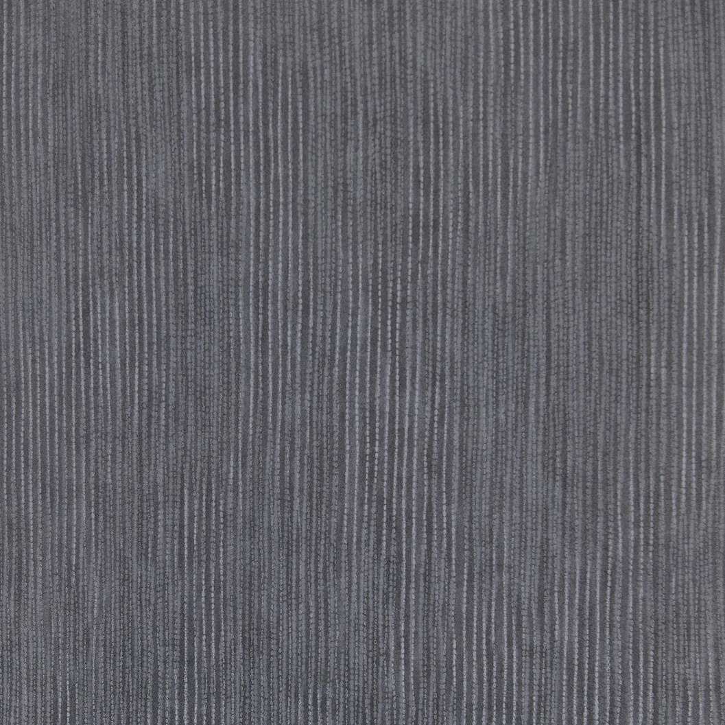 Luxus design tapéta apró vonalas csíkos mintával sötétszürke színben