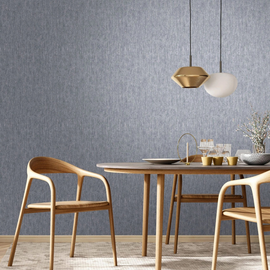 Luxus design tapéta apróhullámos csíkos mintával szürke színben