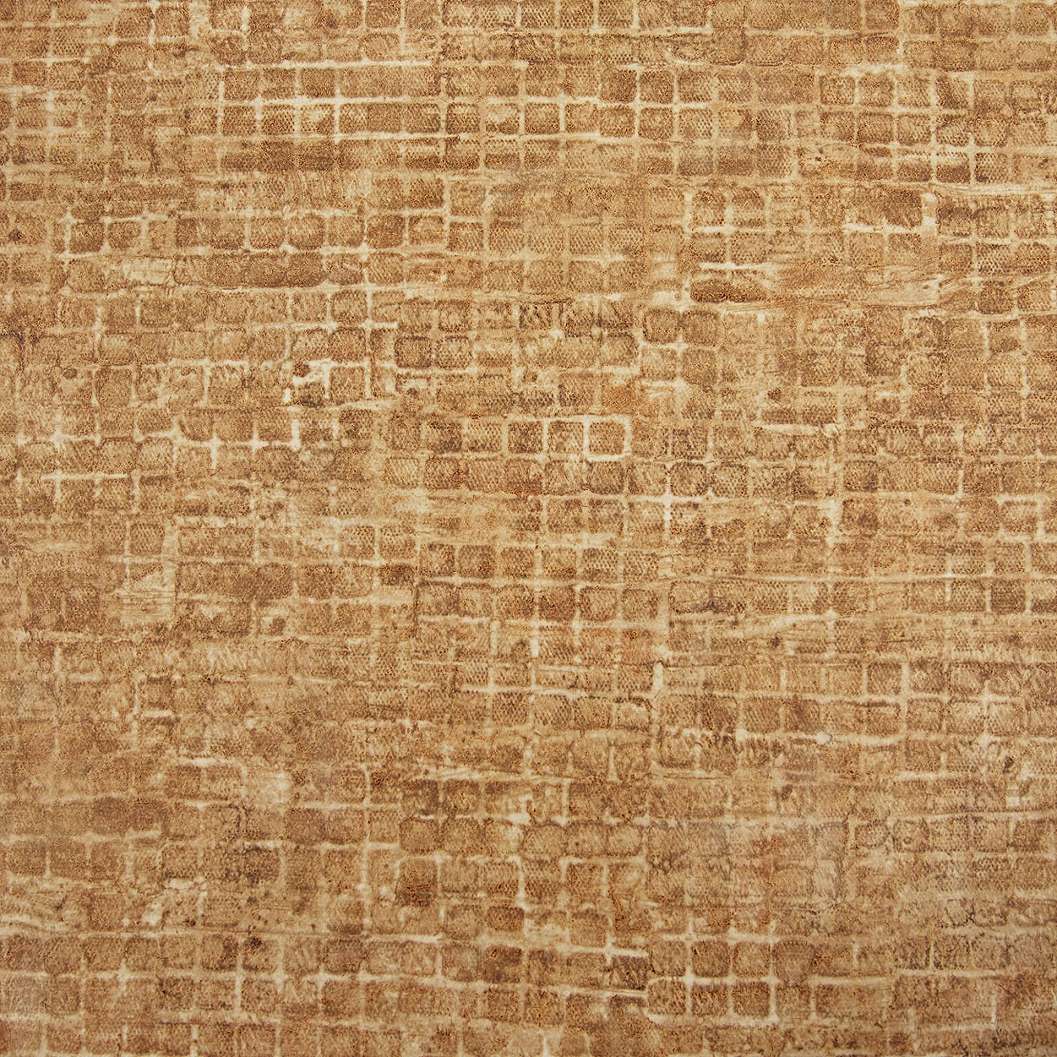 Luxus design tapéta geometria koptatott mintával arany színben