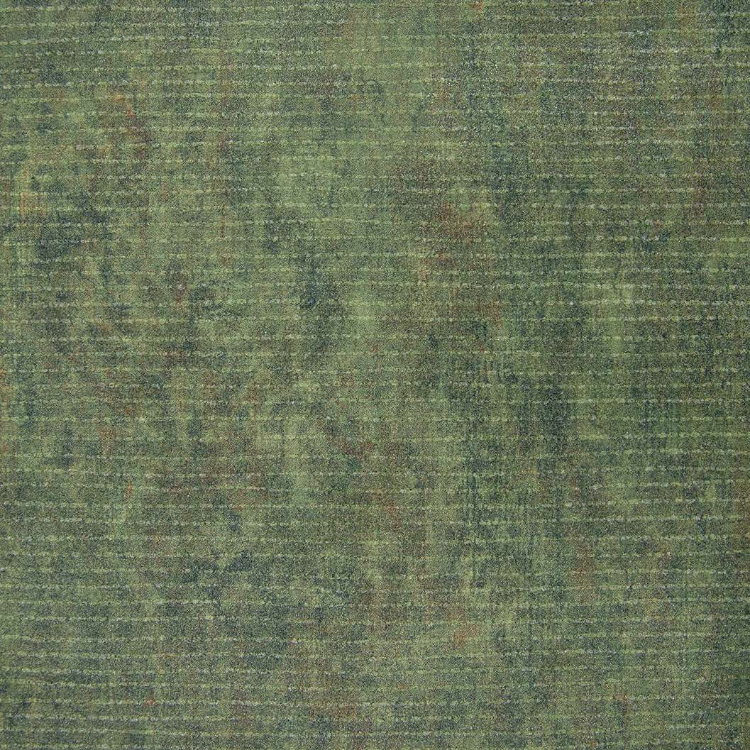 Luxus design tapéta üvegygyöngyös felülettel barokkos levél mintával smaragdzöld színben