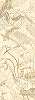 Luxus fali poszter beige keleties botanikus mintával