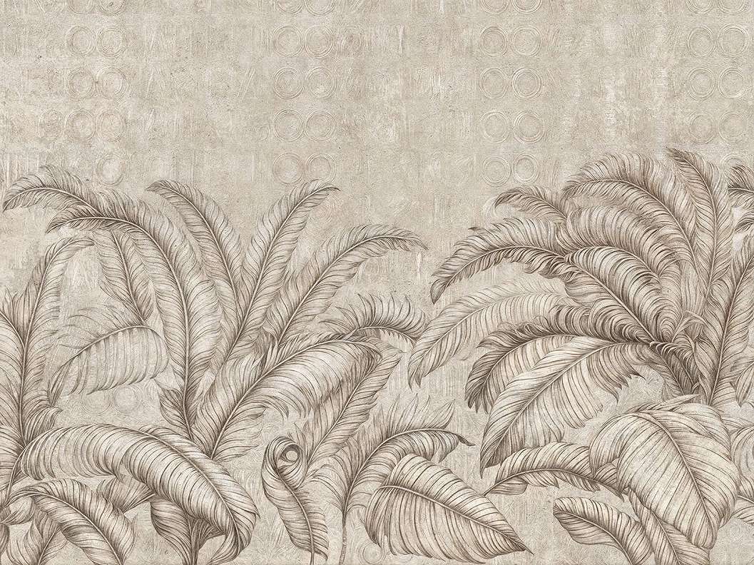 Luxus fotótapéta natúr óriás pálmalevél mintával