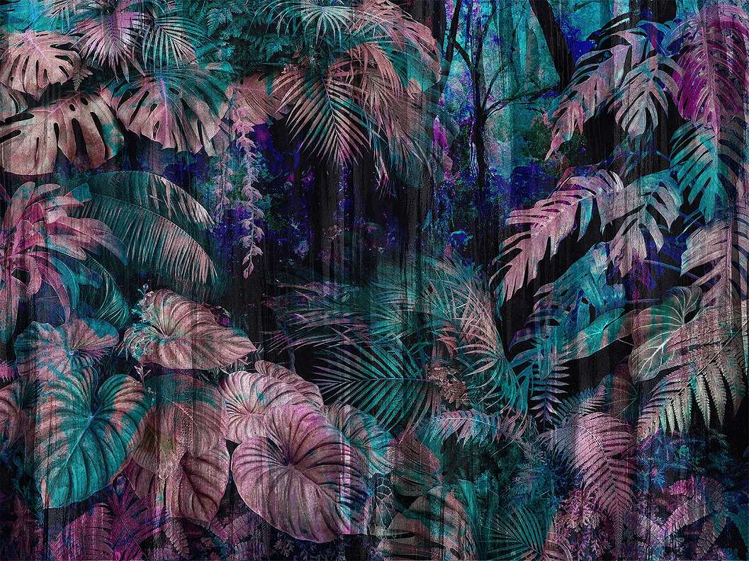 Luxus fotótapéta trópusi leveles mintával struktúrált vinyl felülettel