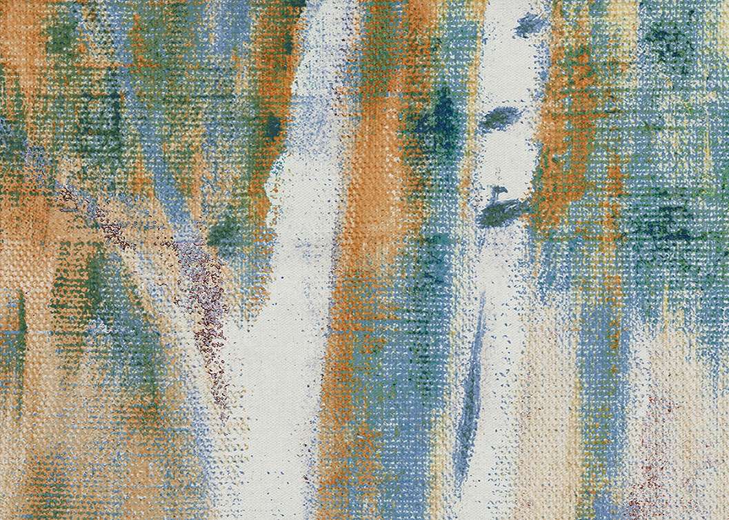 Luxus Jannelli&Volpi fotótapéta fényes színes asztrakt erdő mintával struktúrált felülettel