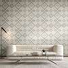 Luxus olasz design tapéta szürkés geometrai mintával 70cm széles