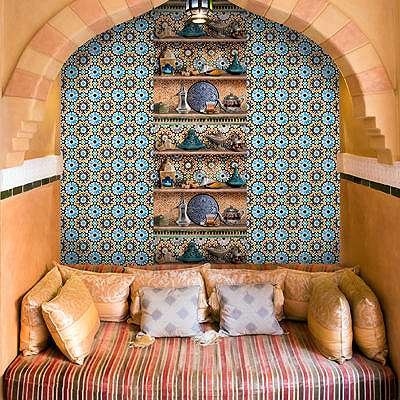 Marokkói mintás tapéta