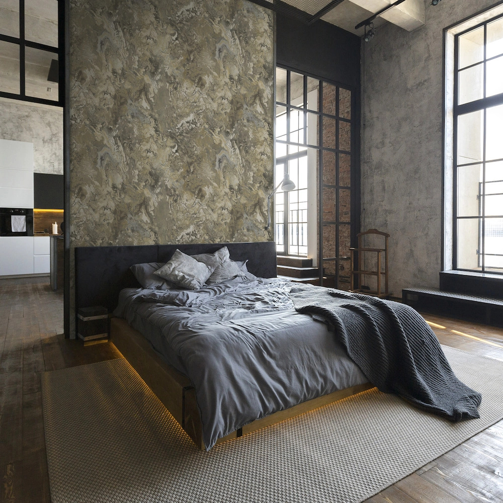 Márvány mintás olasz vinyl tapéta 106cm dupla széles