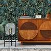 Márvány mintás türkiz és sárga színű elegáns design tapéta