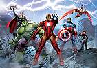 Marvel avenger fali poszter, Hulk, Thor, Vasember és a többi szuperhős egy fali poszteren
