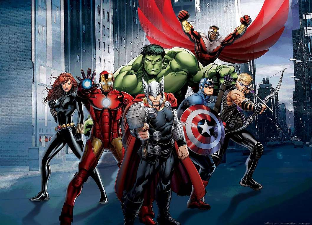 Marvel Avengers fali poszter