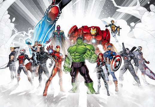 Marvel avengers fali poszter gyerekszobába