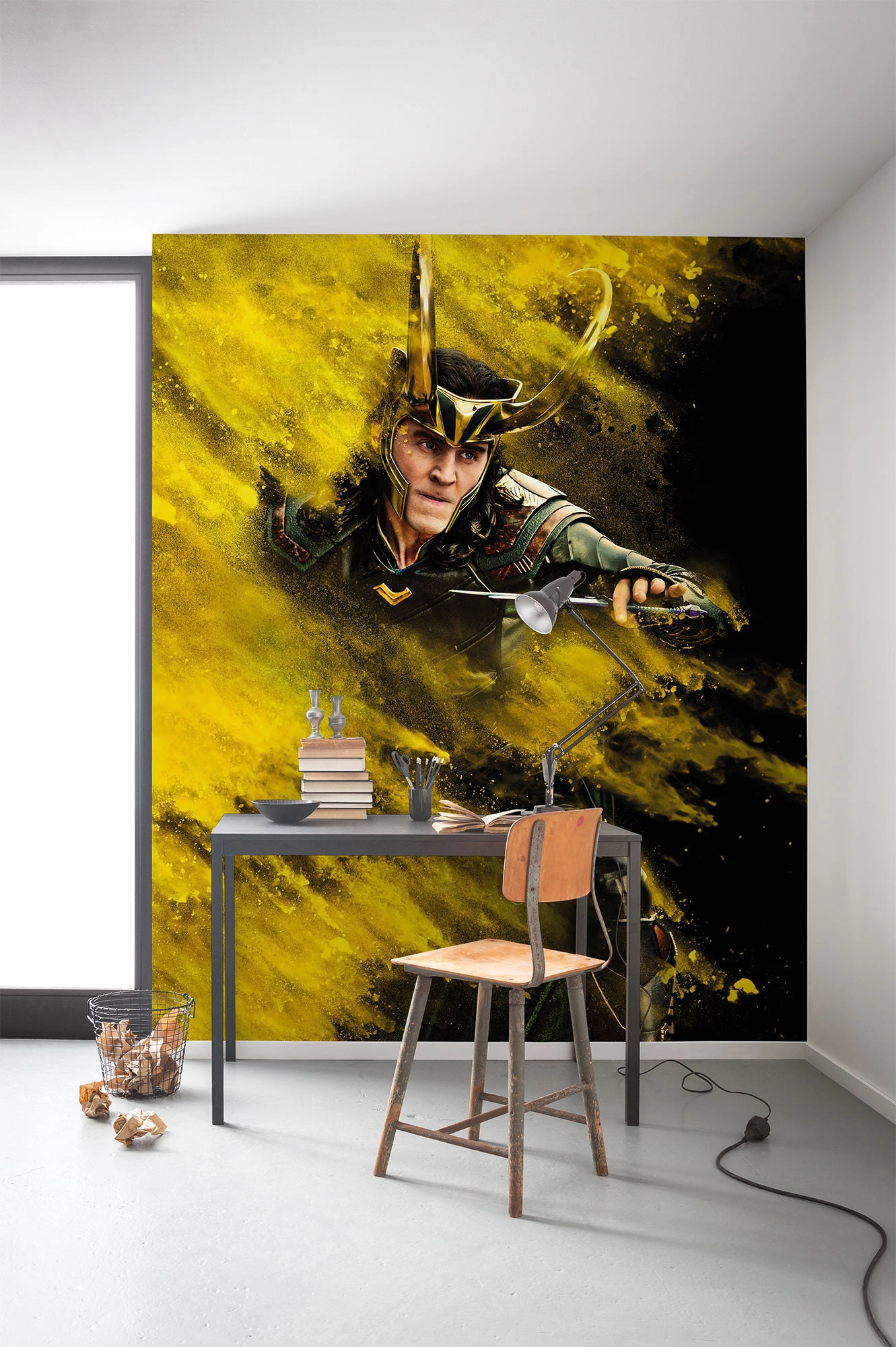 Marvel Loki mintás vlies fali posztertapéta