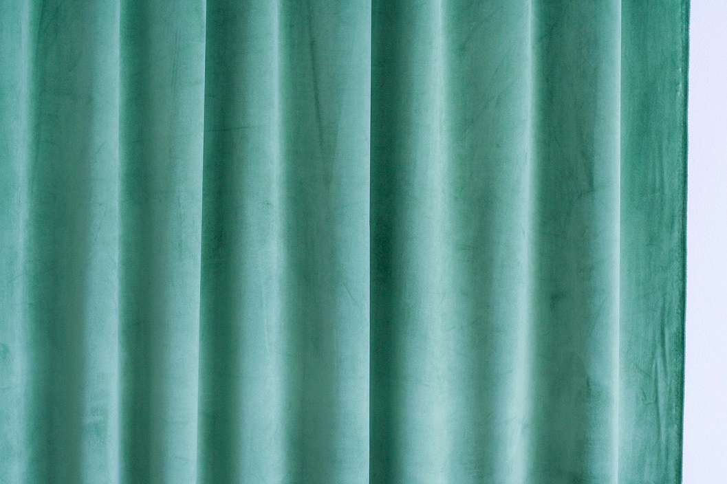 Matt élénk kék sötétítő függöny textil anyag