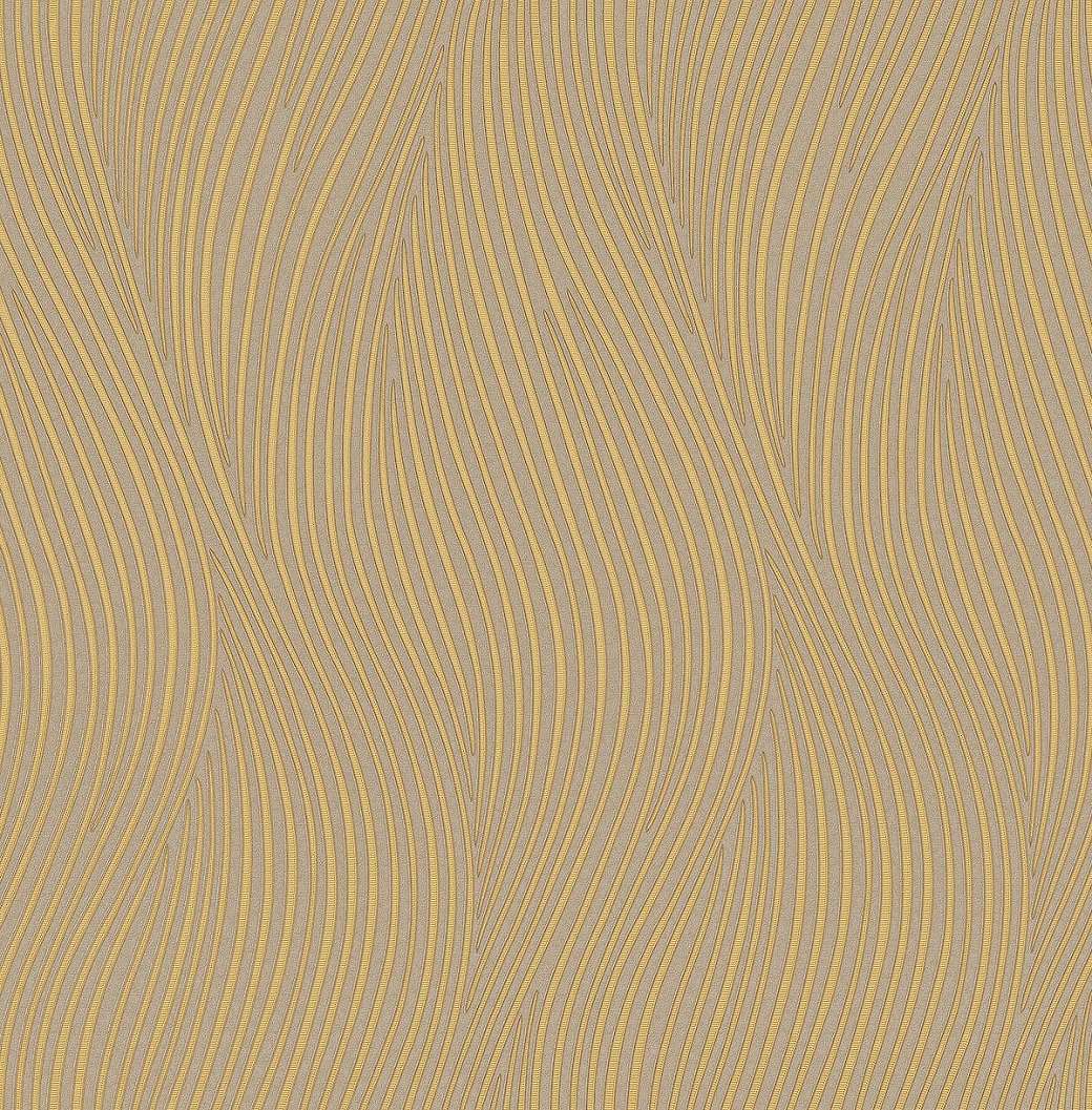 Metál arany hullám mintás design tapéta