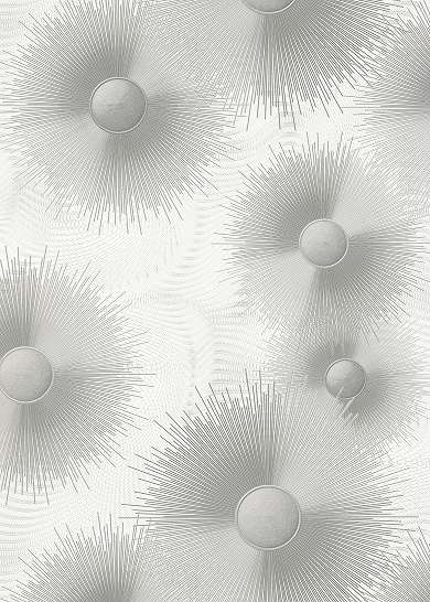 Metál ezüst fehér design tapéta modern geometrikus mintával