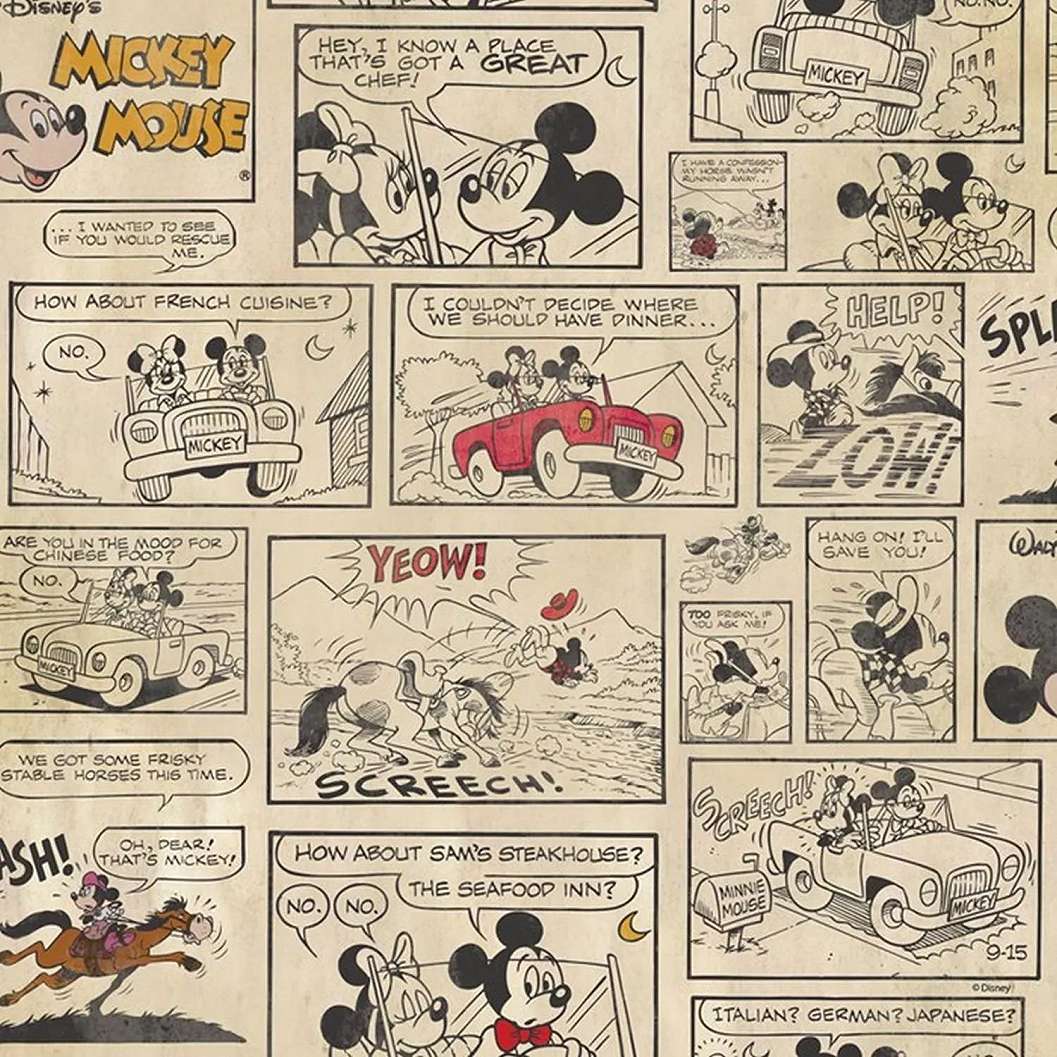 Mickey egér vintage gyerek tapéta
