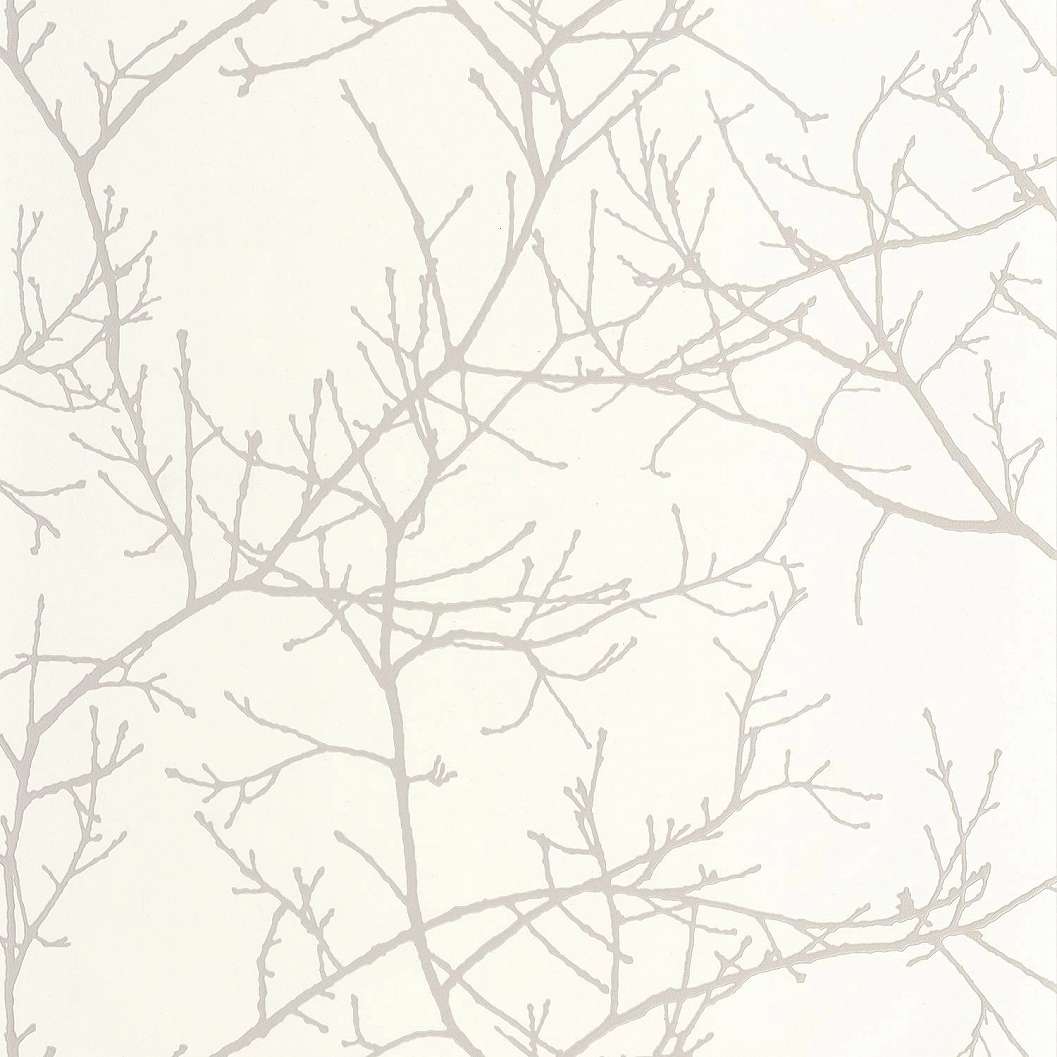 Minimál faág mintás casadeci vinyl tapéta törtfehér színben