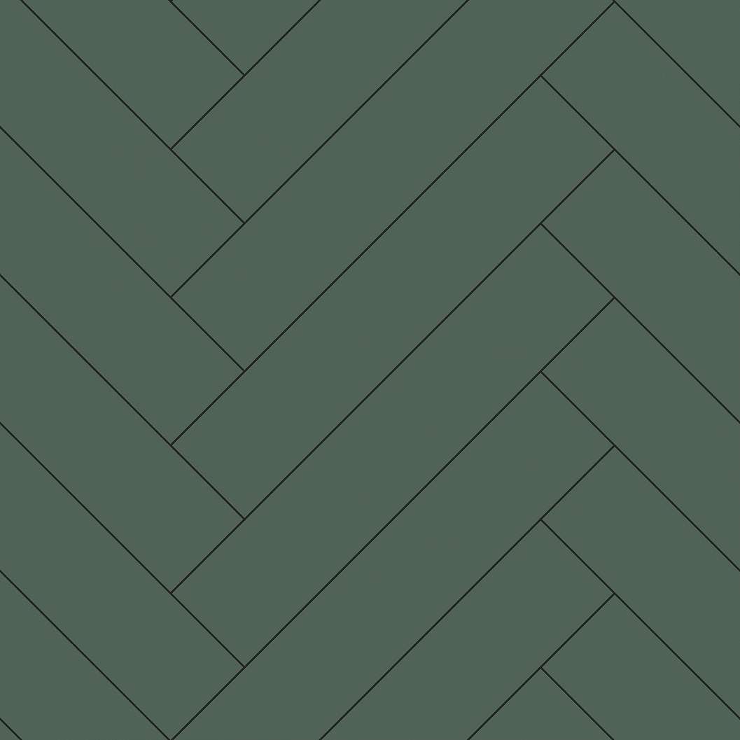 Minimál geometrikus tapéta zöld színben