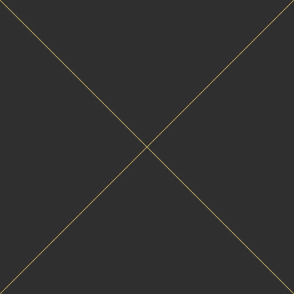 Minimalista stílusú fekete alapon arany geometria mintás tapéta