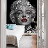 Modern absztrakt stílusú Marilyn Monroe mintás fali poszter