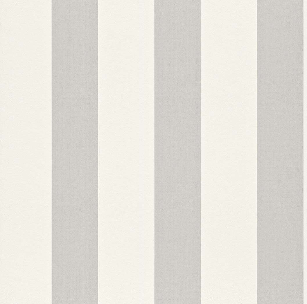 Modern csíkos mintás szürke fehér tapéta