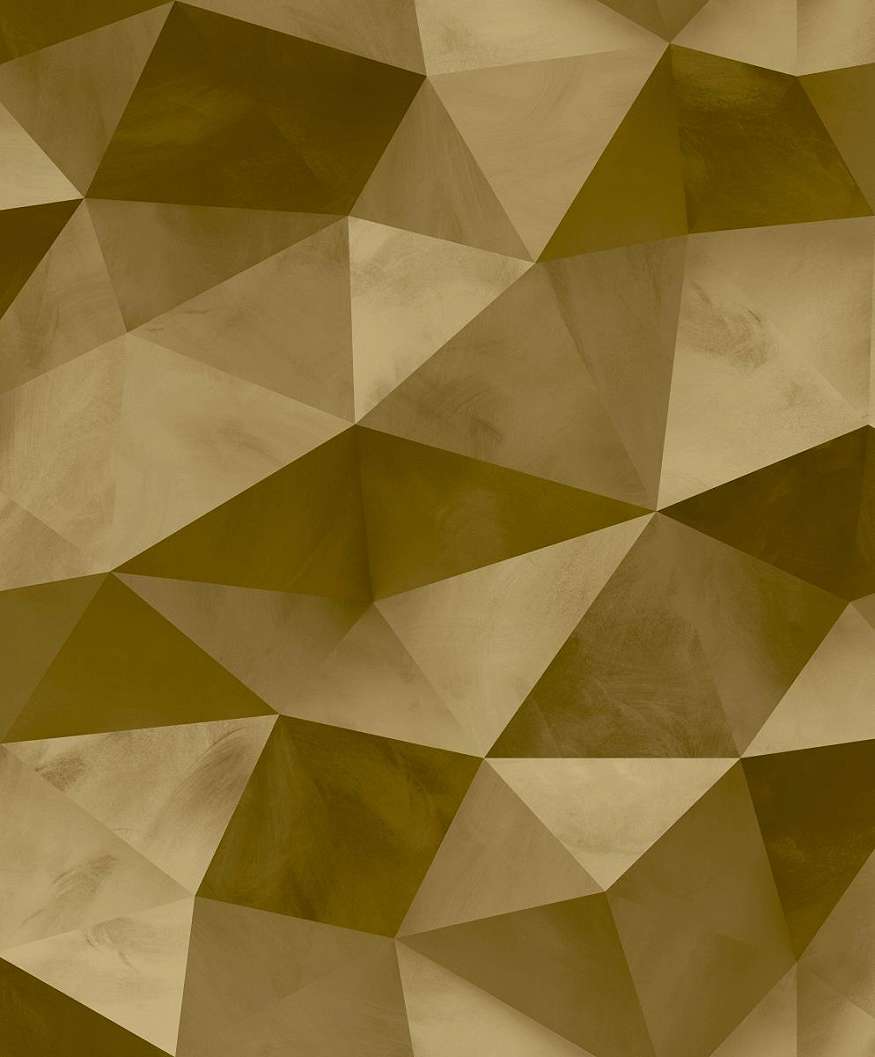 Modern dekor tapéta arany geometrikus mintával