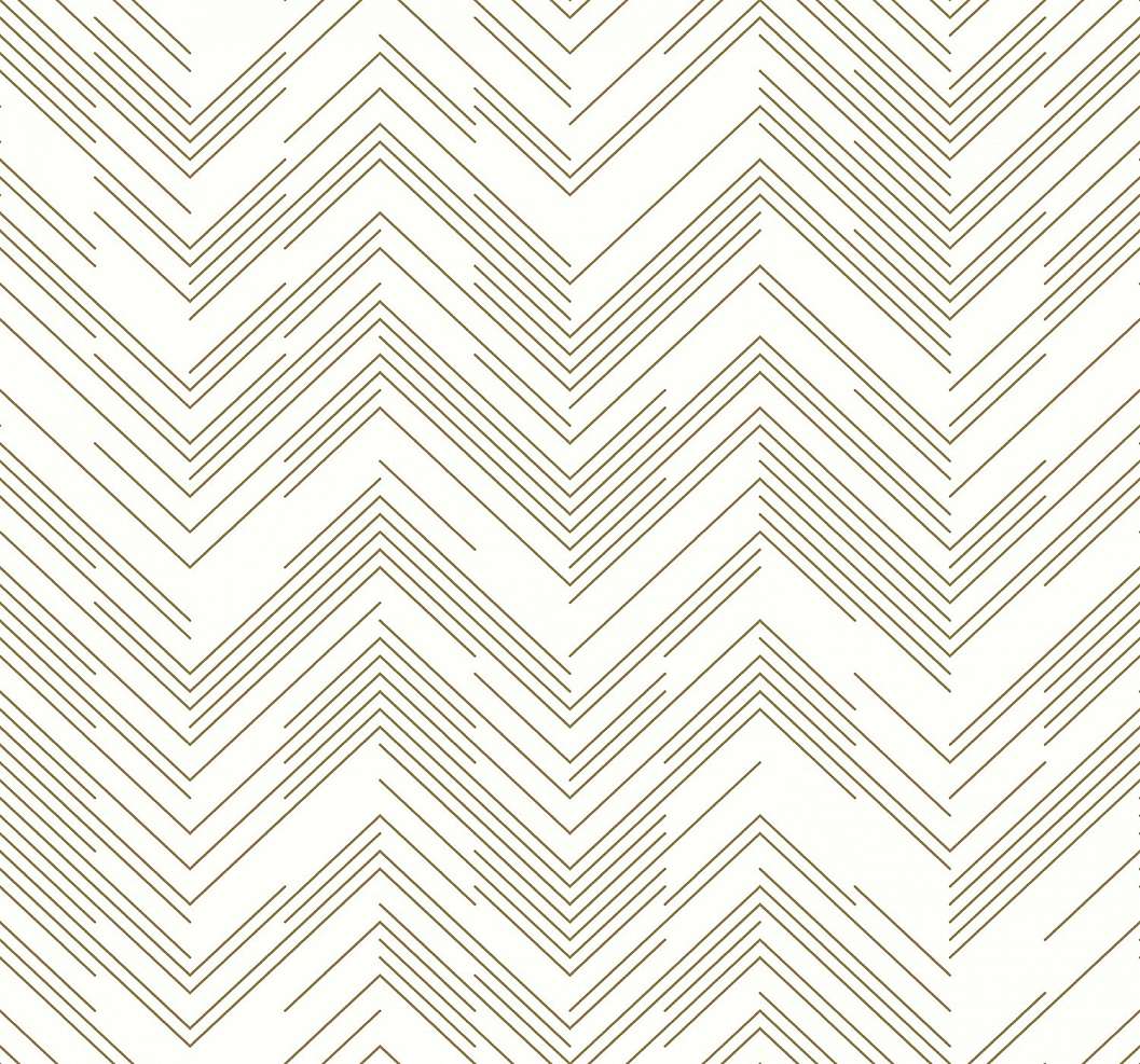 Modern design tapéta arany chevron csíkos mintával