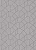 Modern design tapéta ezüst színben fényes minta felülettel geometrikus mintával