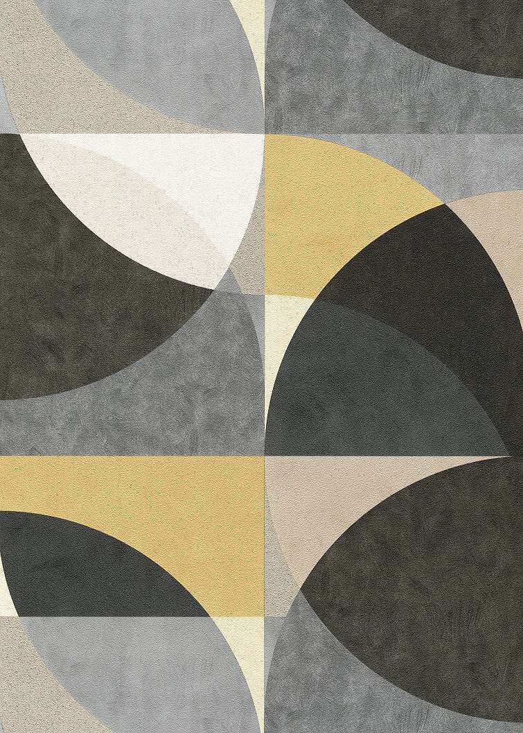 Modern design tapéta színes geometrikus mintával