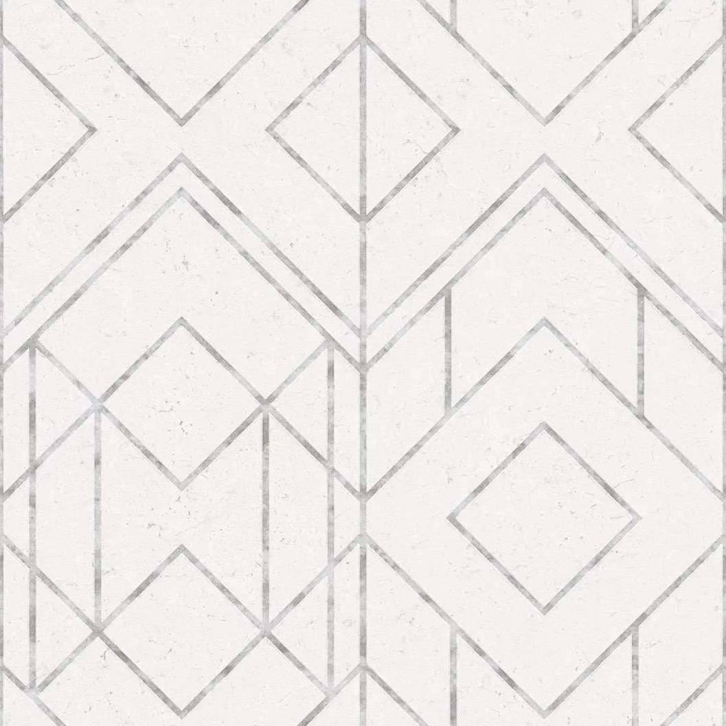 Modern design tapéta szürke színben geometrikus mintával