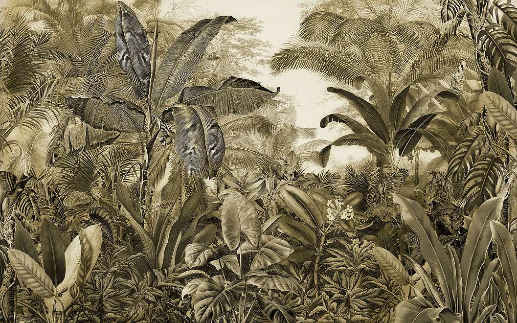 Modern dzsungel mintás vlies poszter tapéta