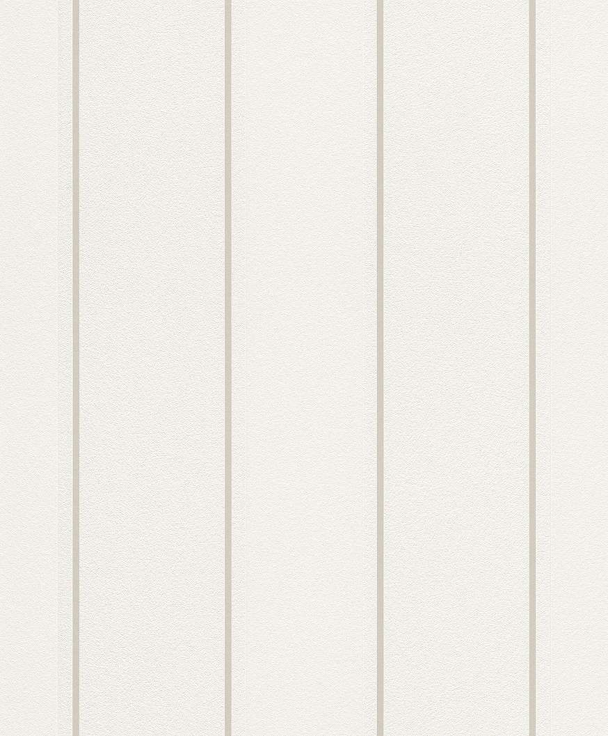 Modern fehér fényes csíkos mintás tapéta
