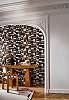 Modern geometrai mintás luxus Casamance dekor tapéta fekete, fehér, arany színekkel