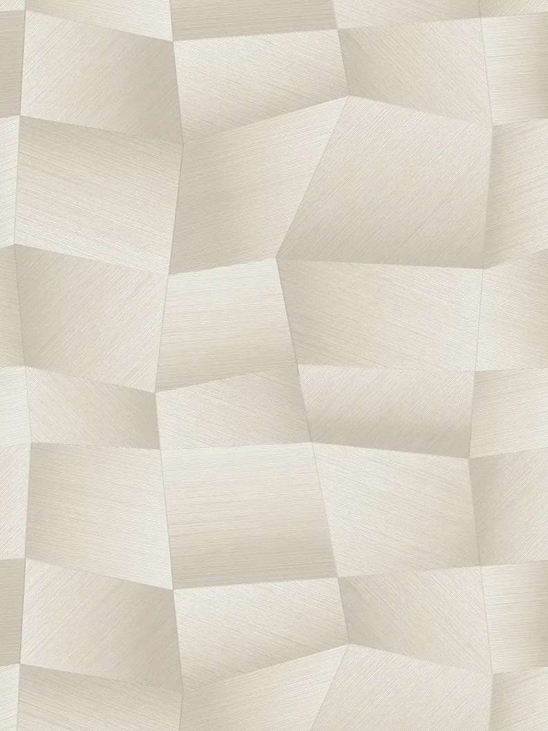 Modern geometria mintás design tapéta enyhén fényes fehér és szürke színvilágban