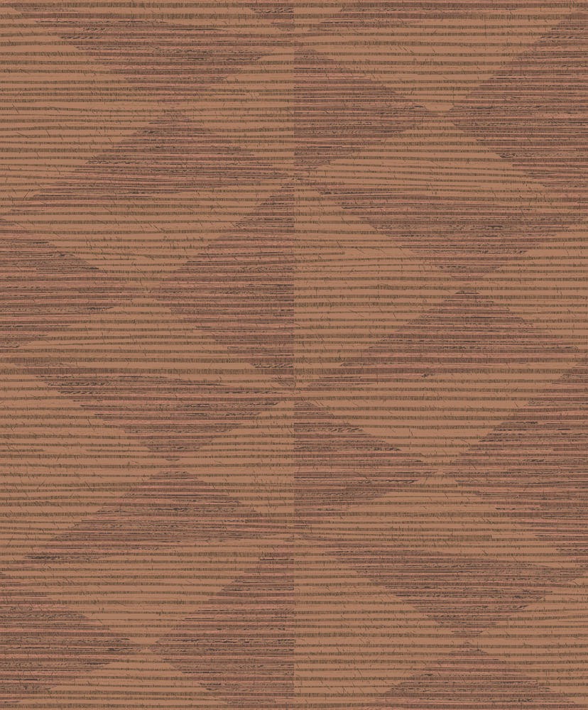 Modern geometriai mintás réz színű tapéta