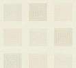 Modern geometrikus mintás krém színű tapéta