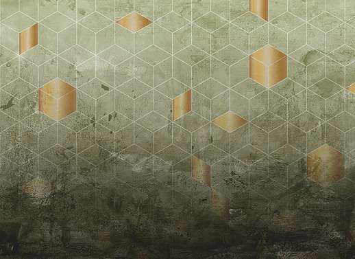 Modern geometrikus mintás vlies poszter tapéta
