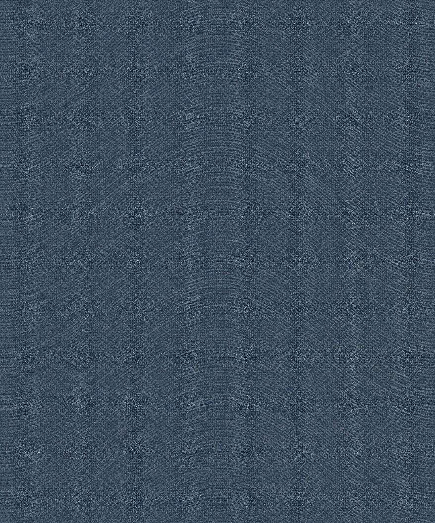 Modern hullám mintás vlies tapéta kék színben ezüst csillogással