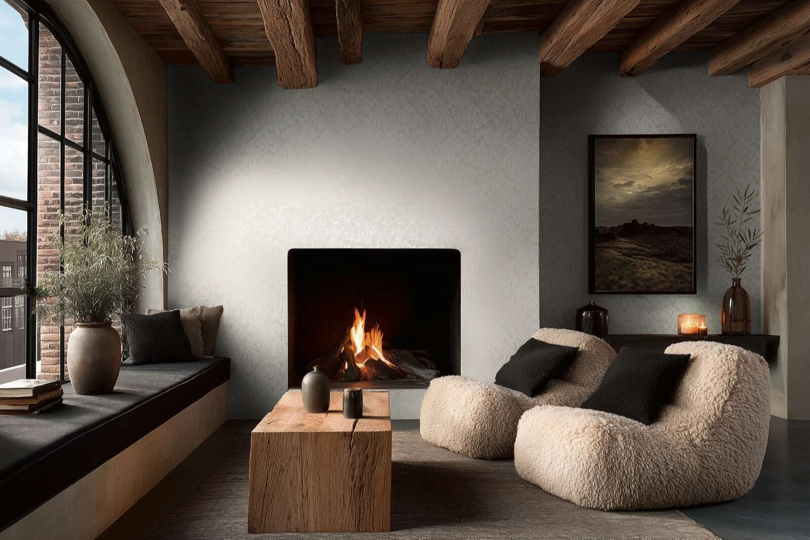 Modern inda mintás design tapéta fényes ezüst és világosszürke színvilágban