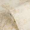 Modern koptatott fa mintás design tapéta fényes arany és beige színvilágban
