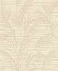 Modern krém színű nád mintás tapéta