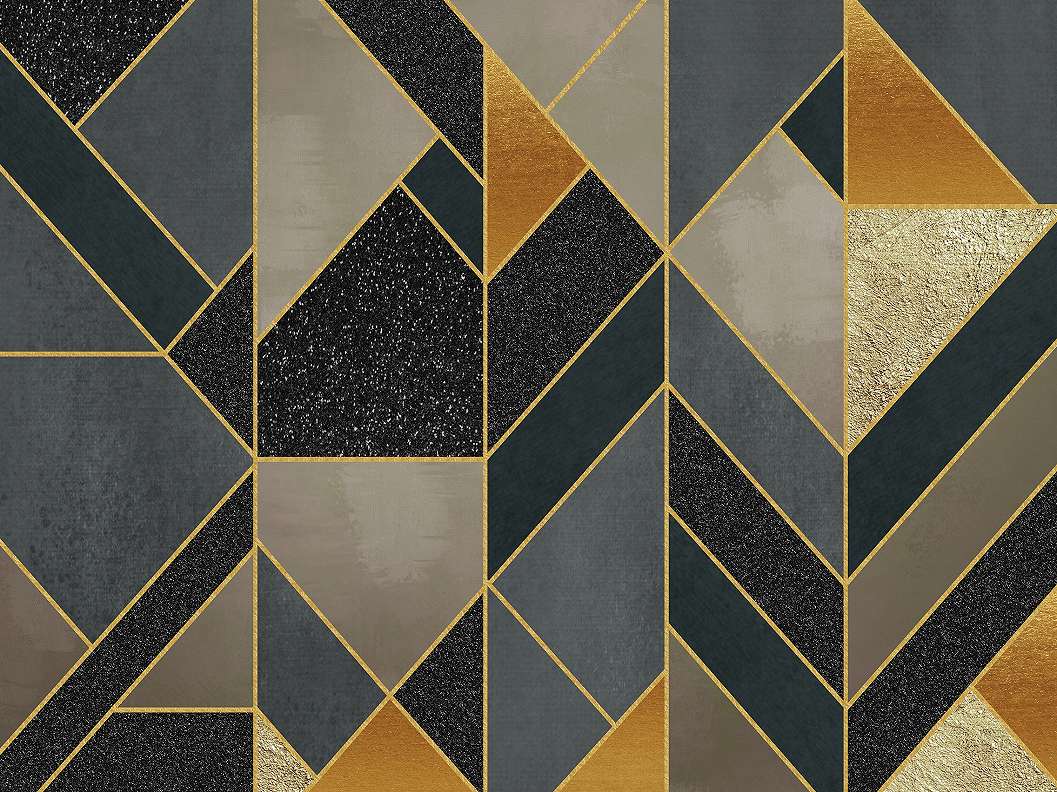 Modern óriás geometrikus mintás poszter tapéta 368x254 vlies